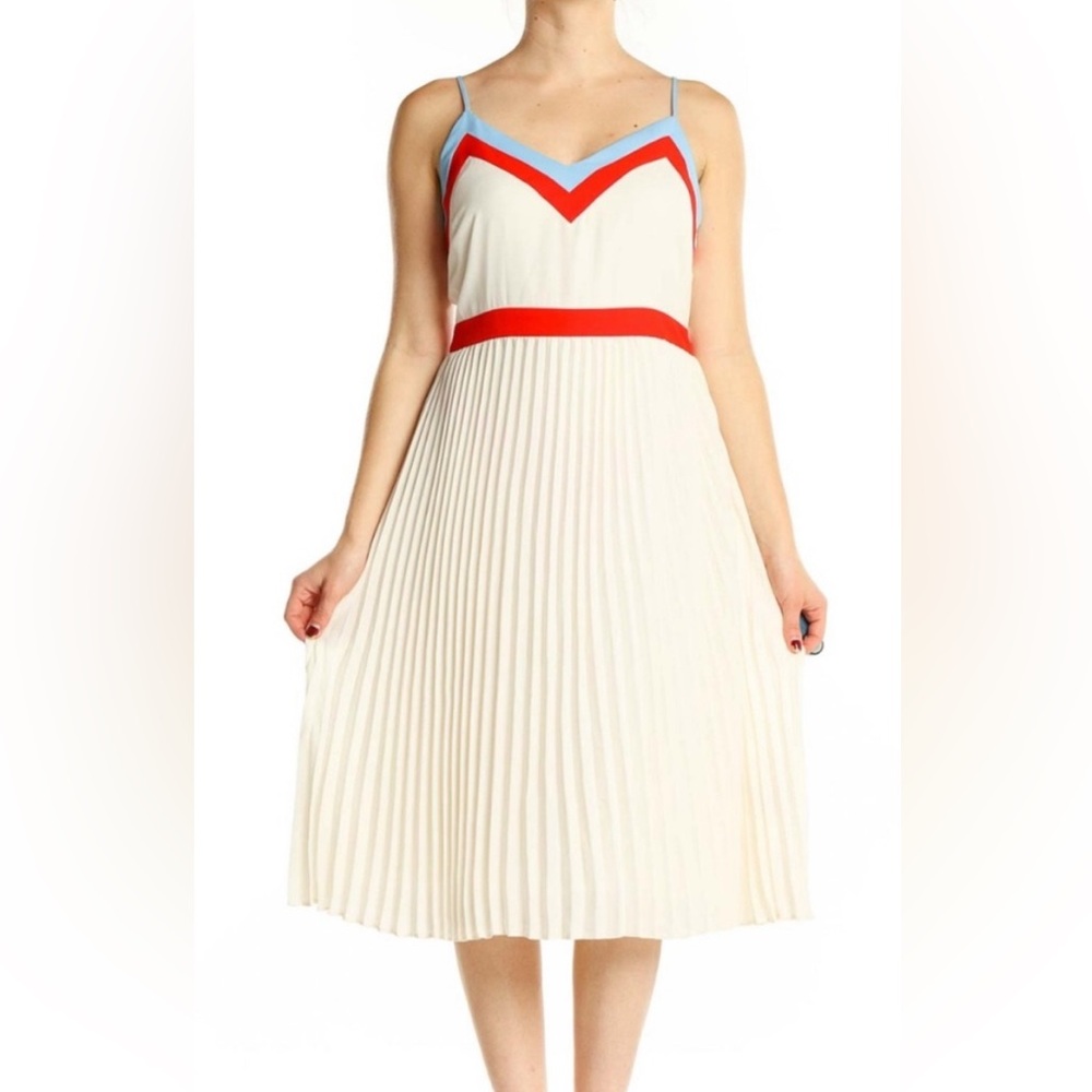 Banana Republic pleated midi dress
